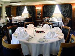 Crown Prince Nile cruise restaurant
